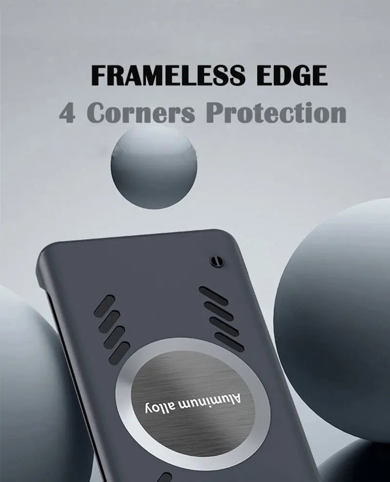 Graphene Heat Dissipation Cooling Magnetic Phone Case for ONEPLUS Nord6 CE6 Nord 6 Shockproof Hard PC Frameless Cover