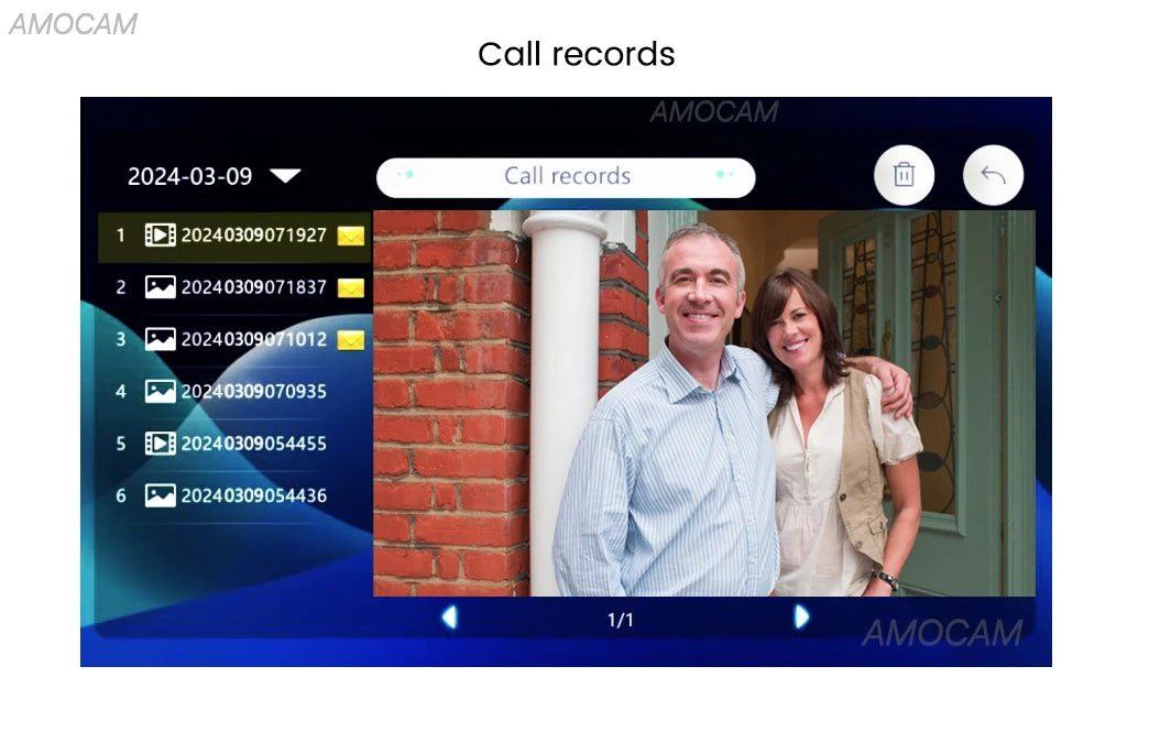 2 Wires Video Intercom System, 7“ Wireless WIFI Monitor 1080P Doorphone Camera Video Doorbell Code Password IC Card Tuya Unlock