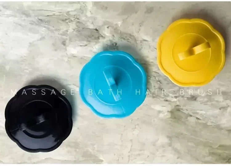 Head Massage Shampoo Brush Adult Scalp Massage Brush Men and Women Soft Glue Bathroom Shampoo Comb Long Hair Washing Hair Scalp