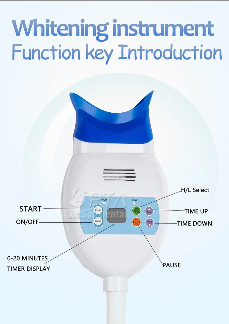 Dentist Tooth Whitening Machine Utilizes Cold Light Technology Effectively Whiten Teeth Dental Unit Chair Features Blue Light