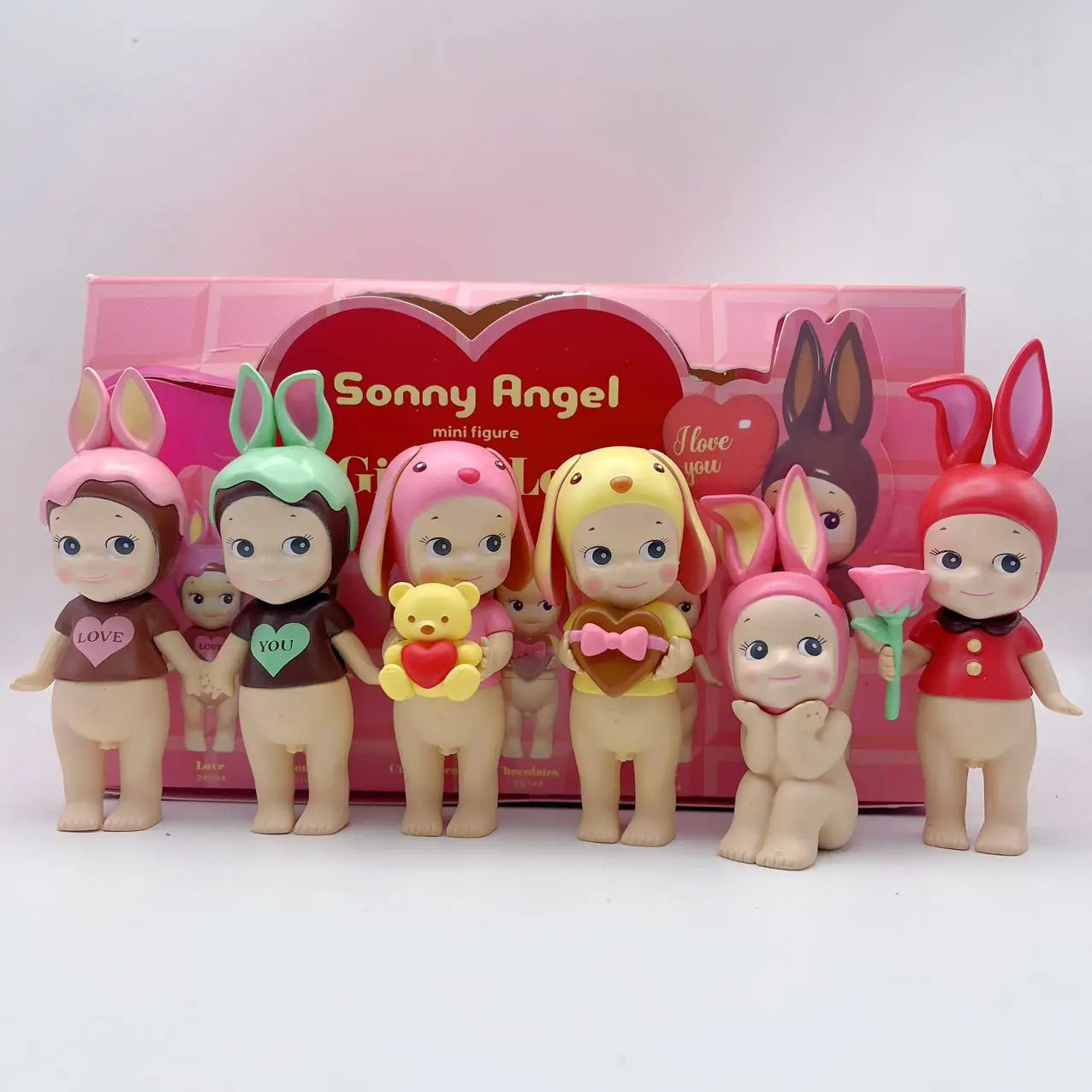 New Hot Sonny Angel Gifts Of Love Series Model Limited Collection Figure Cartoon Desktop Blind Box Xmas Valentine'S Day Gift Toy