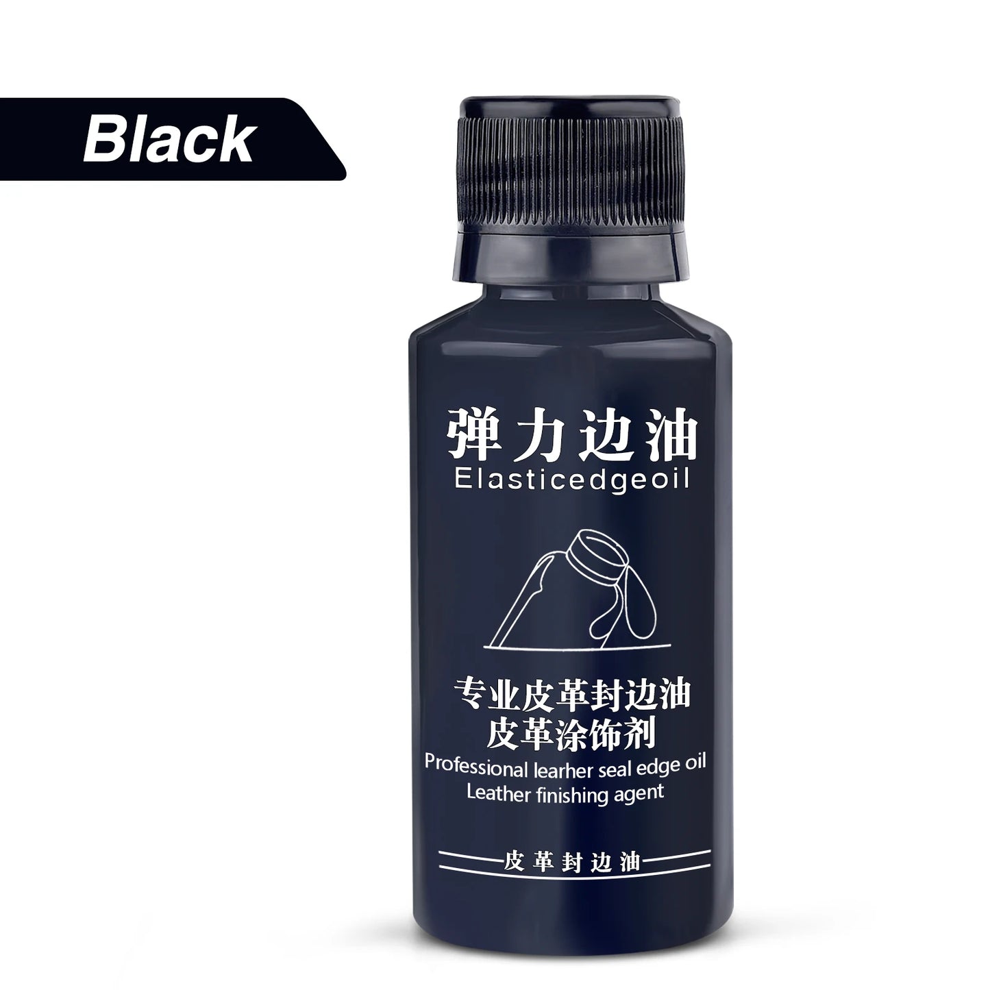 30ml Leather Edge Repair Paint Oil Dye Dressing Color Finish DIY Craft Leather Shoe Bag Coats Leather Elastic Edges Pigment