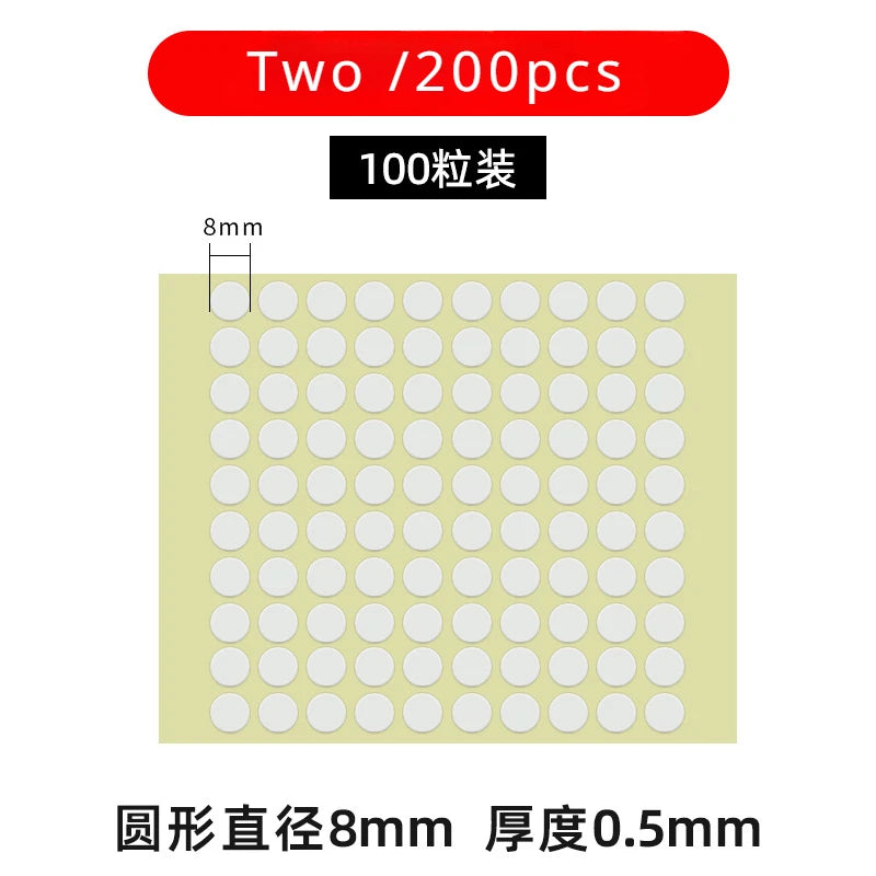 100/200/300/400PCS For Candles Candle Wick Stickers High Temperature Resistant Double-sided Stickers Wax Fixed Candle DIY Making