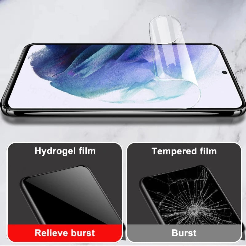 3PCS Protective Hydrogel film For Samsung Galaxy S9 S8 S10e S20 Plus Screen Protector For S6 S7 edge S10 Lite