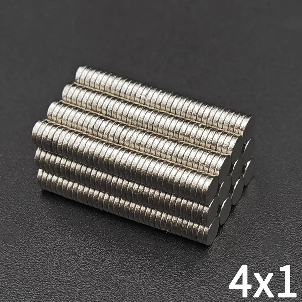 100-5000Pcs 4x1 mm Mini Small Neodymium Magnet 4mm x 1mm NdFeB Round 4*1 Super Powerful Strong Permanent Magnetic Disc 4x1mm