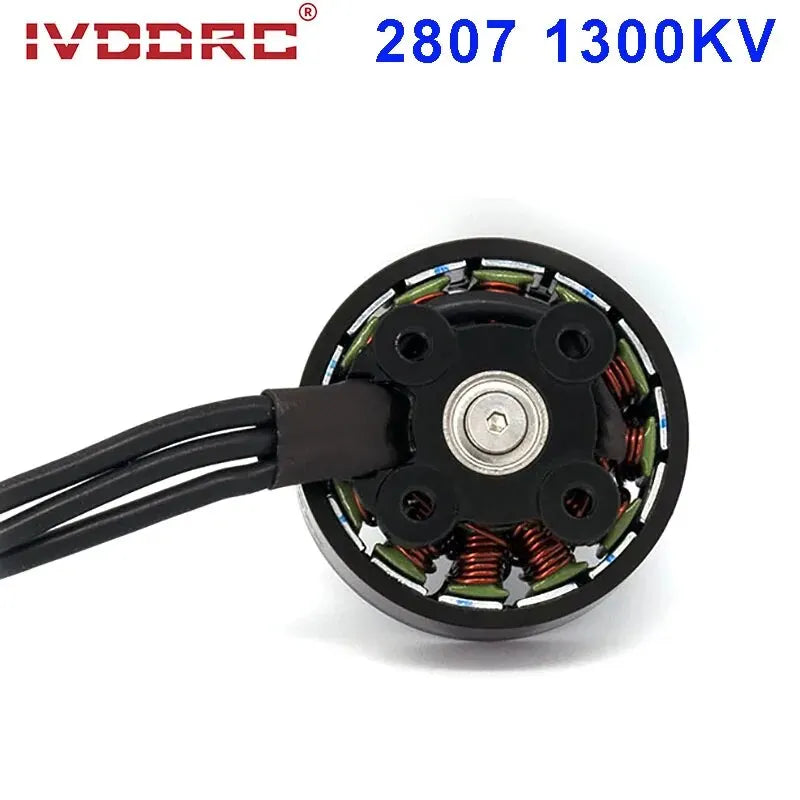 4pcs IVODRC 2807 Brushless Motor X2807 1300KV 2-6S 4mm Bearing Shaft Motor for RC FPV Racing Drone Multicopter DIY Upgrade Parts