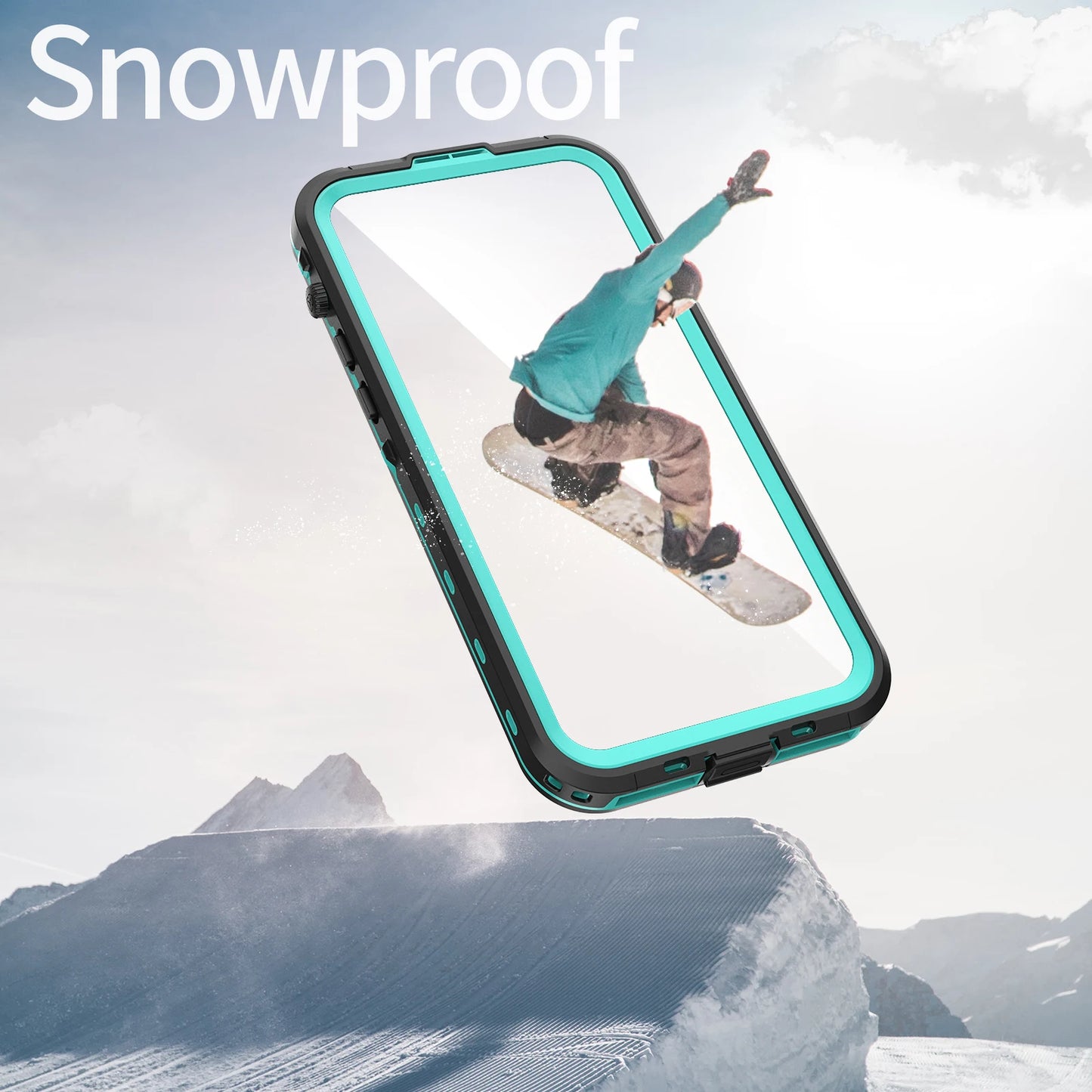 IP68 Waterproof For IPhone 16 15 14 13 12 11 Pro Max XS Max XR SE 78 Case RedPepper Cover Diving Underwater Swim Outdoor Sports