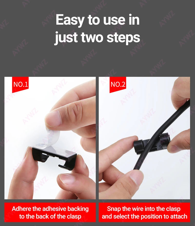 No-punch Cable Manager, Wall Sticker, Traceless Wire Storage, Fixed Self-adhesive Wire Clip, Network Cable Routing Artifact