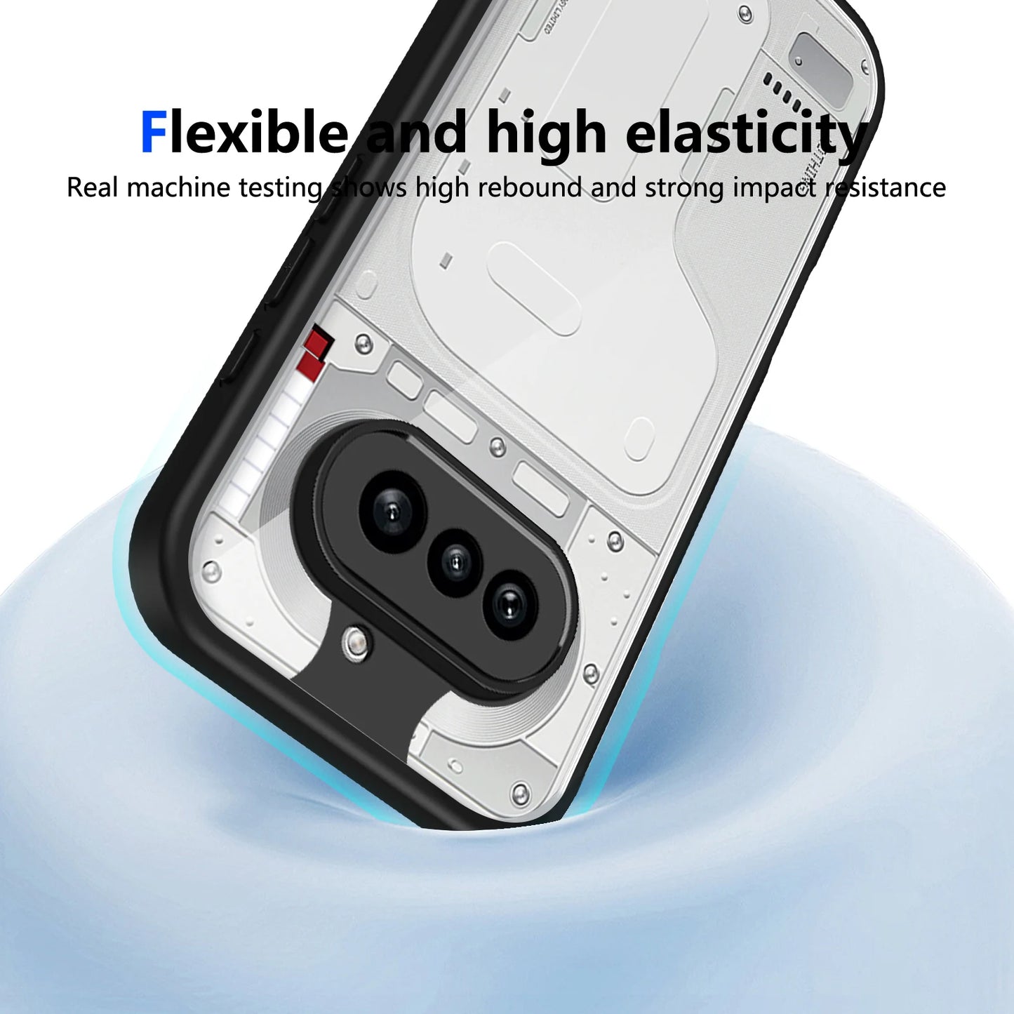 Nothing Phone 4A Case Plating Silicone Bumper Shockproof Clear Back Cover Hard Phone Case for Nothing Phone 4A Phone4A 2026 A069