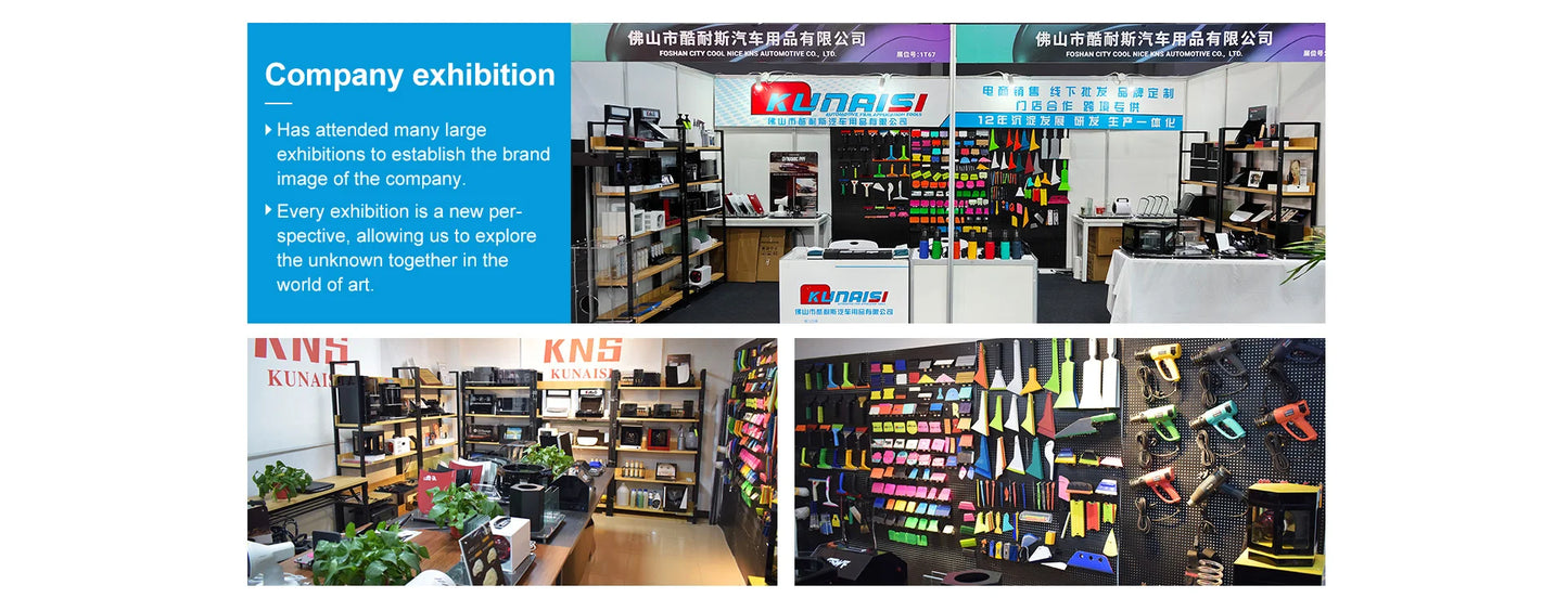 10pcs Car Stickers Film Install Squeegee Vinyl Carbon Fiber Scraper with Felt Squeegee Tool Film Wrapping Car Wrap Tools