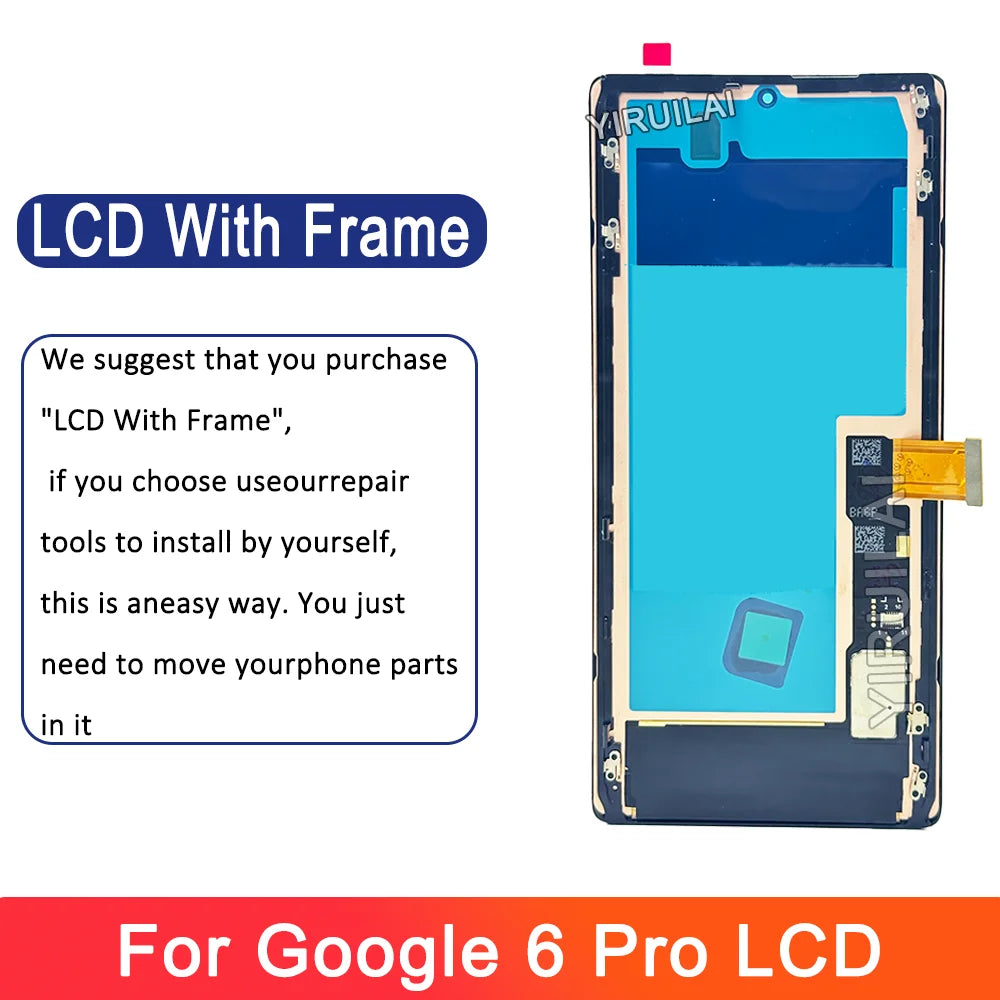 6.7‘’OLED For Google Pixel 6 Pro LCD Display Touch Screen Digitizer Assembly Replacement For Google Pixel 6 Pro LCD Screen