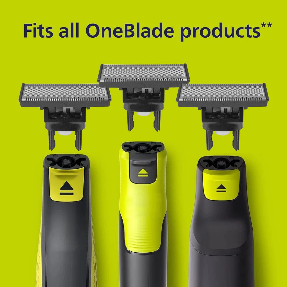 Blade/Nose Hair Trimmer for Oneblade Replacement Blade Beard Shaver Head Trimmer for QP2520 QP2530 QP2630 QP6510 QP6520 QP2523