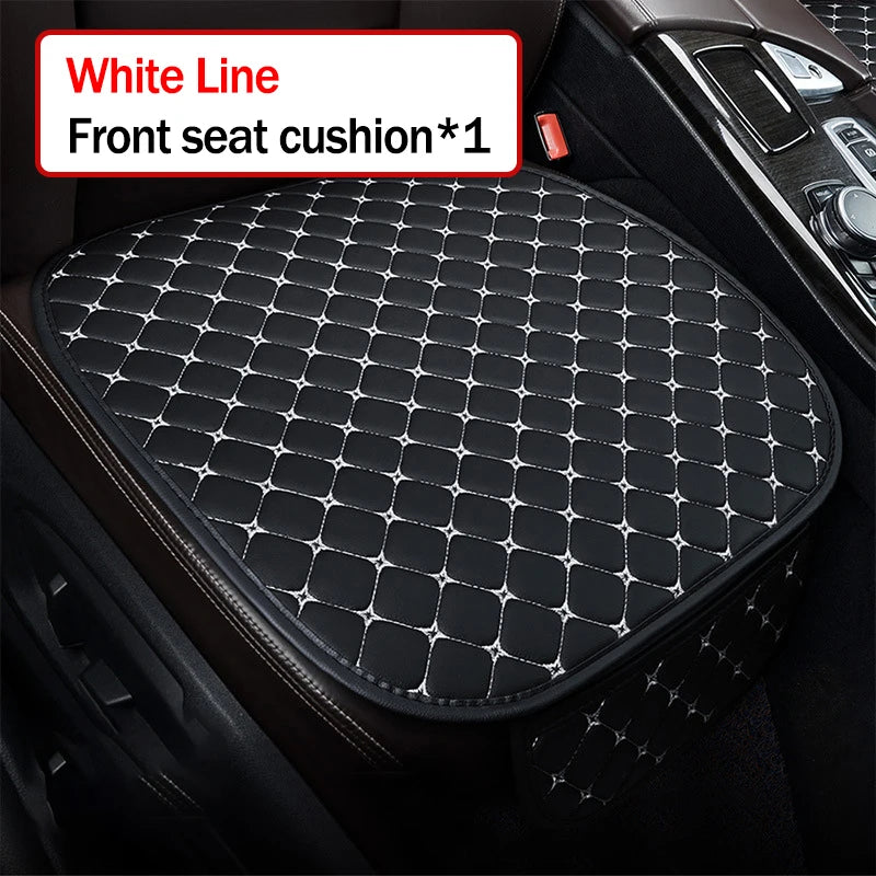 Kcimo Universal Pu Leather Car Seat Cover Seat Back Soft Cushion Minimalism Seat Cushion Chair Carpet Pad Auto Accessories