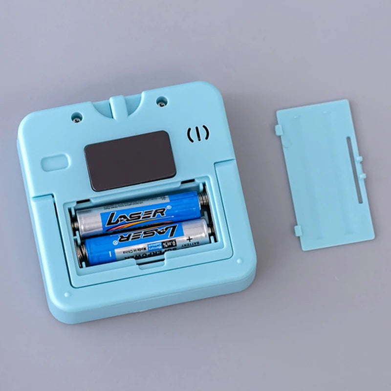 Portable Mini Digital Clock with Flashing Light Timer Cooking Kitchen Sport Study Game with Magnetic Countdown Alarm Clock 2023