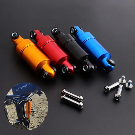 110mm 125mm 150mm 750LBS Electric Scooter Aluminum Shock Absorber Suspension Bicycle 24mm Front/Rear Wheels AllInclusive Spring