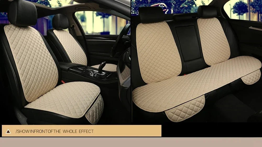 Universal Car Seat Cover Protector Car Accessori Backrest Front Rear Seat Back Waist Washable Cushion Pad Mat Auto Four Seasons