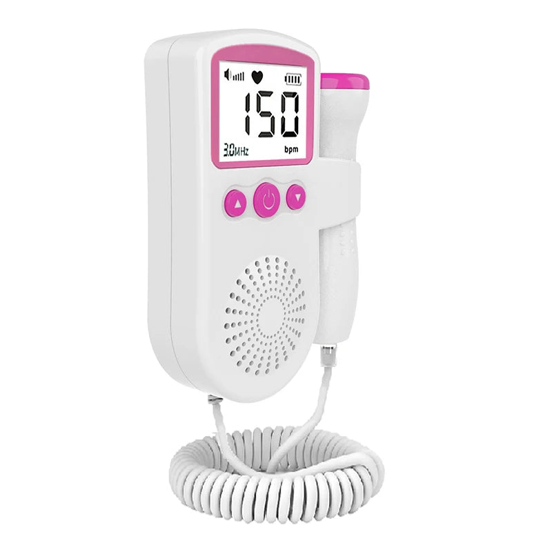 AJC Household Doppler Fetal Heart Rate Monitor for Baby Pregnancy Heartbeat Detector Pulse Meter No Radiation Stethoscope