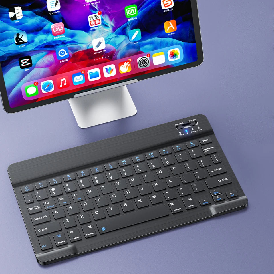 Mini Bluetooth Keyboard Wireless Keyboard Rechargeable For Phone Tablet Russian Spanish Keyboard For Android ios Windows