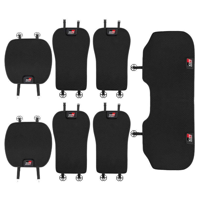 Car Seat Cushion Cover Backrest Protective Pad For Toyota Crown GR Corolla YARIS L Auris C-HR Hilux Vios Rav8 Prius Izoa Reiz
