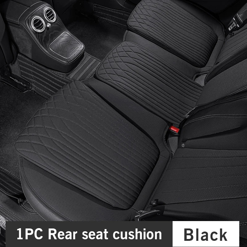 For Tesla Car Cushion Nappa Leather Breathable Non-slip Car Seat High Rebound Pad Seat Cushion Four seasons Universal Auto Seat