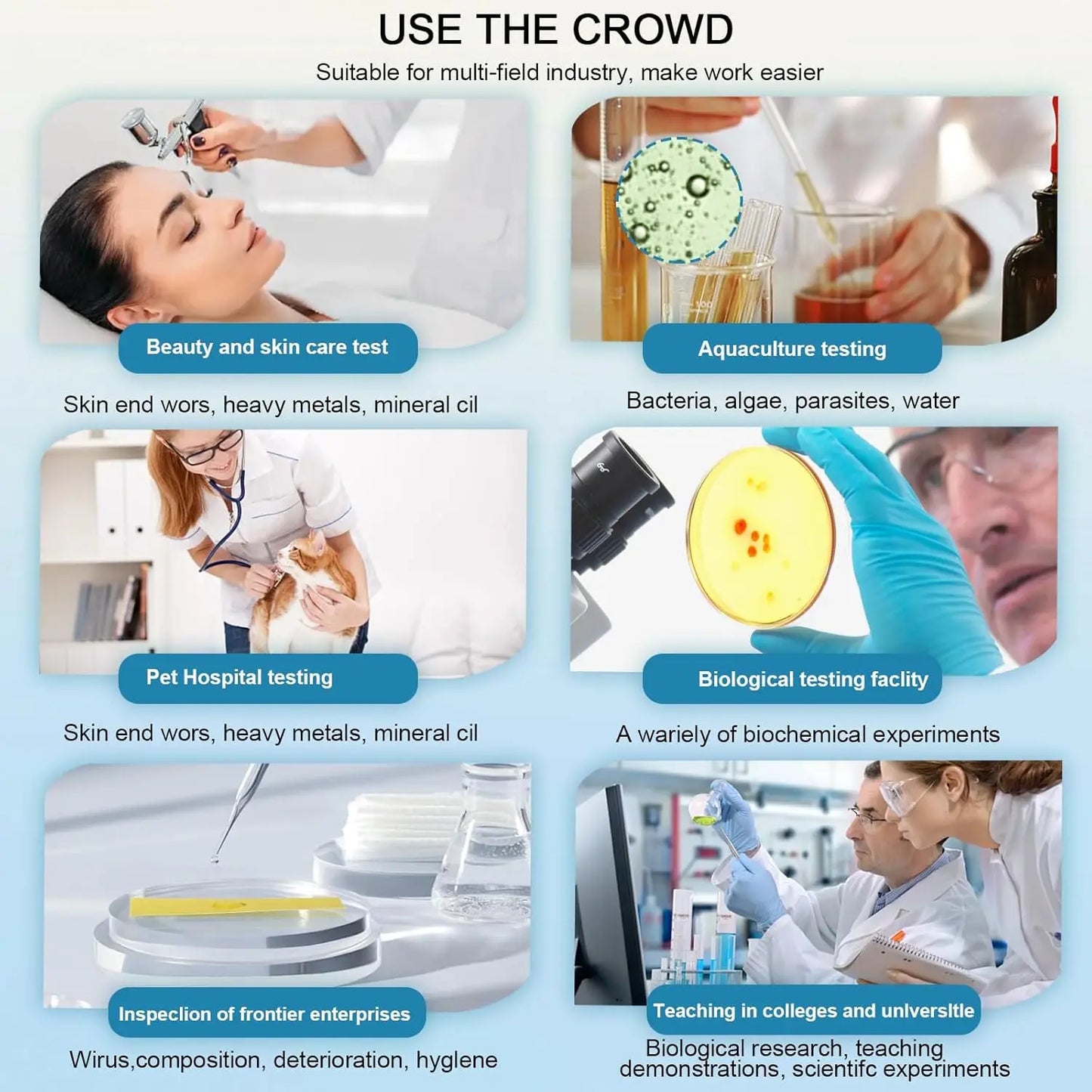 Binocular high definition high power microscope textbook for students Biochemistry Lab Light microscope for children junior high