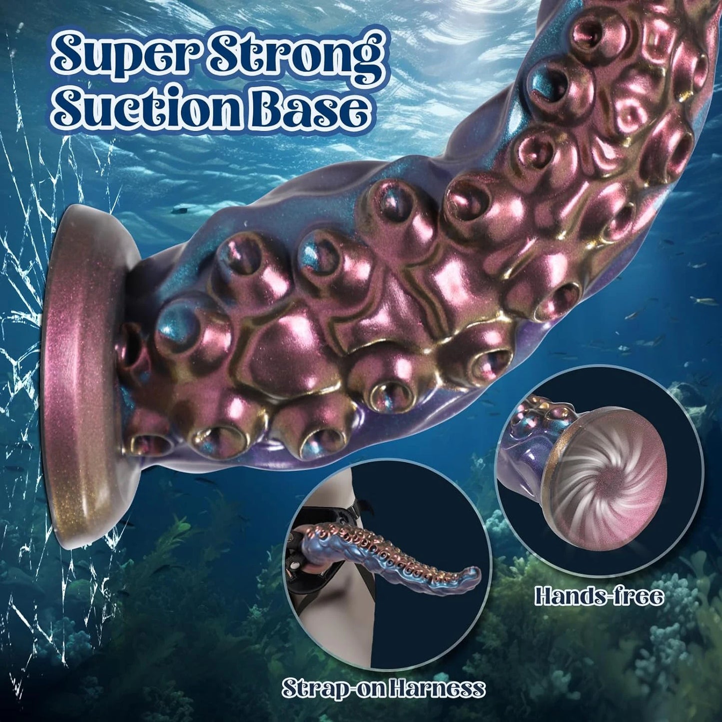 Tentacle Dildo Sex Toy Anal Dildo with Suction Cup Long Anal Toys for G Spot Stimulation Huge Monster Dildos Prostate Massager