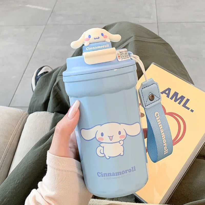 Cute Cartoon Children Insulated Cup With High Appearance 304 Stainless Steel Large Capacity Student Children Portable Water Cup