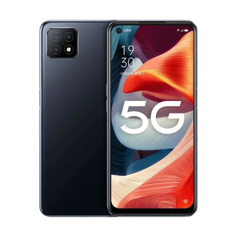 OPPO A73 smartPhone 5G Global firmware MTk Dimensity 720 2400x1080px 4030mAh camera 16MP+8MP good condition used phone