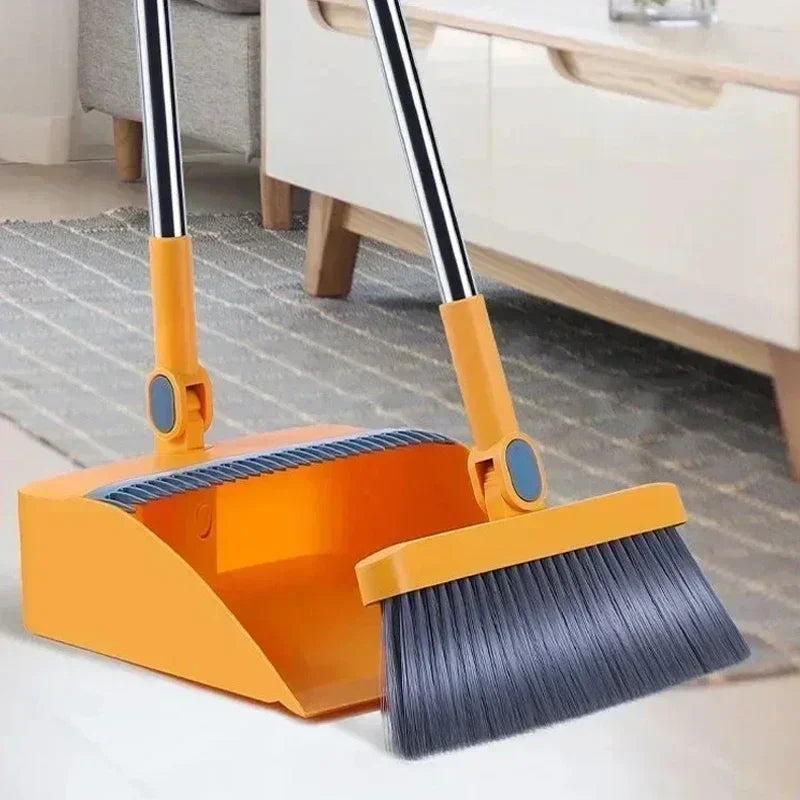 Broom and dustpan set combination household broom non-stick hair Dustpan Dustpan Garbage shovel broom Dustpan set