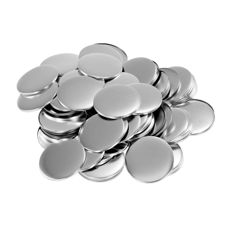 58mm 100set DIY Blank Pin Button Badge Material Whiteboard Fridge Magnets Mini Morror Making Parts Punch Press Machine Supplies