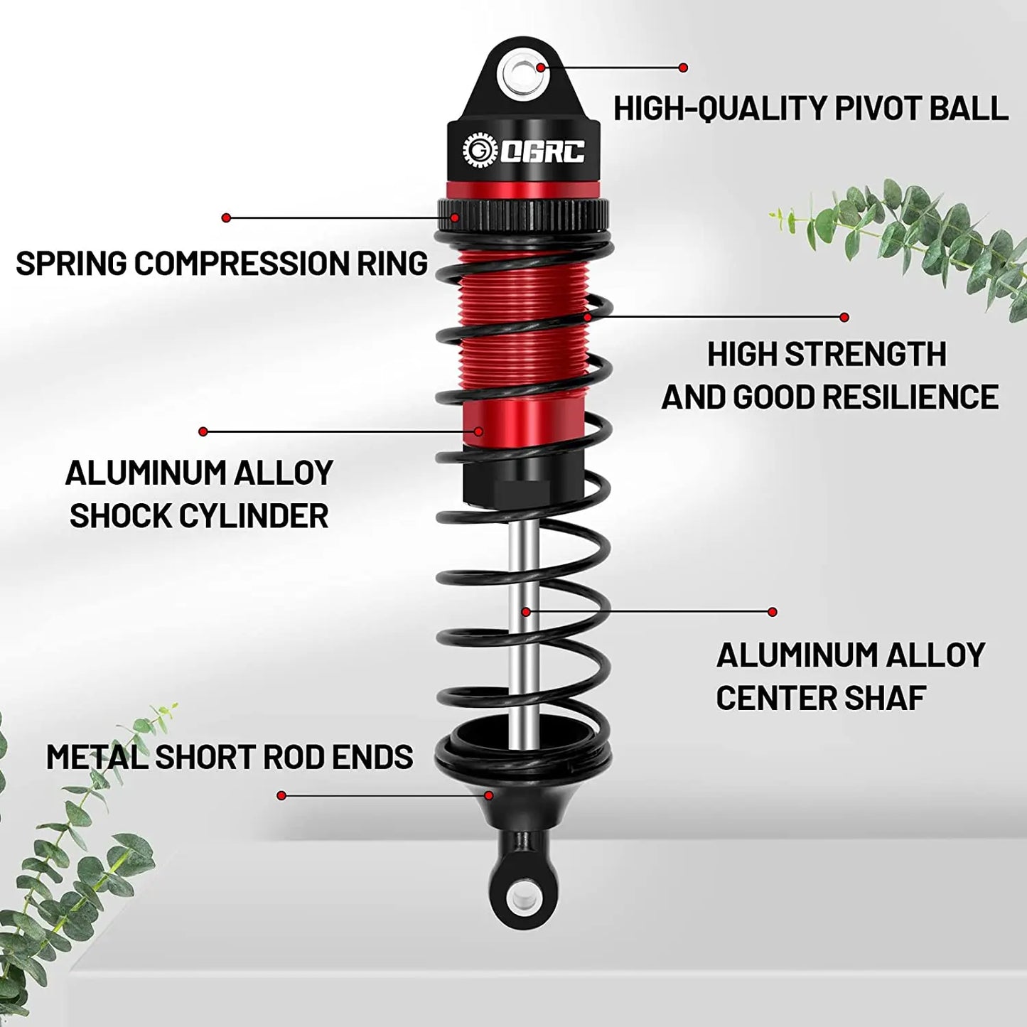 OGRC Oil Shock Absorber RC Shock Damper for Traxxas Slash 2WD Hoss Rustler 4X4 VXL Slash 4X4 Bandit Nitro Stampede 1/10 Parts