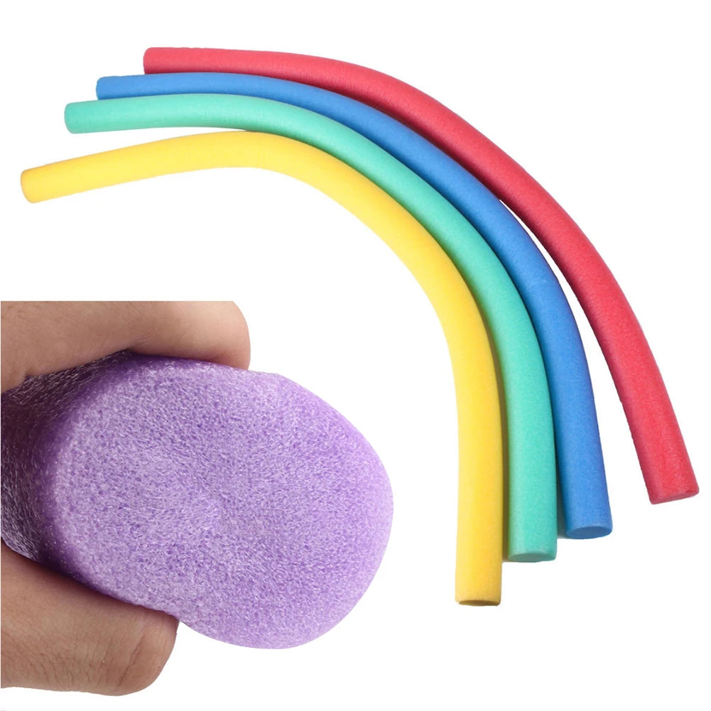 Swimming Pool Noodle Stick Kids Buoyancy Stick Swimming Aid Foam Stick Colorful Float Aid Solid Foam Kids Adult Pool Accessorie
