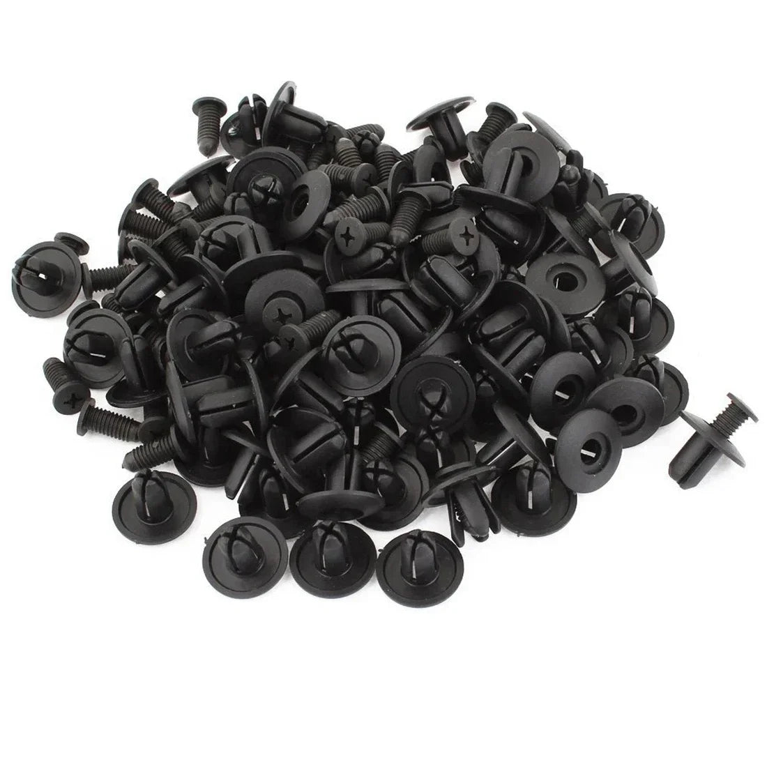 8mm/6mm Plastic Rivets Fasteners Screw Car Fender Bumper Screws Clips Rivets Auto 8mm Hole Plastic Push Pin Clip Car Accessories