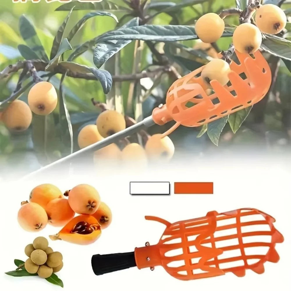 Farm Garden Hand Picking Tools Lightweight Reusable Convenient Fruit Catcher Apple Peach Picking Fruit Vegetable Picker Device