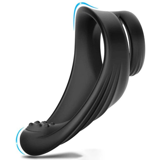 Double Penis Ring Silicone Semen Lock Rings Delay Ejaculation High Elasticity Time Lasting Cock Ring Sex Toys For Couples Adults