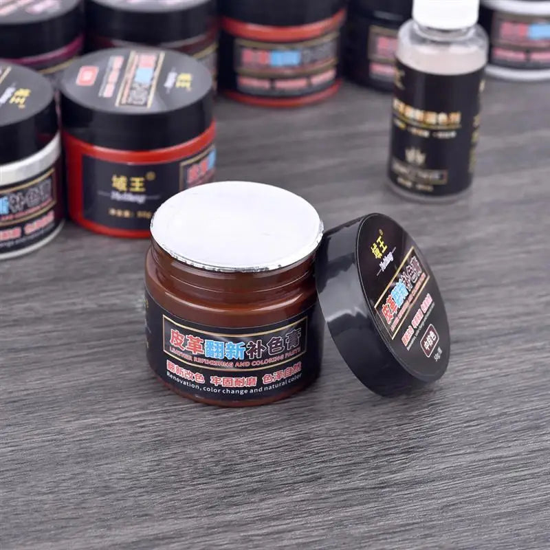 50g/Bottle Leather Coloring Pigment Dye Liquid Leather Repair Refurbish For Car Seat Bag Shoes Sneakers Leather Skin Care Crafts