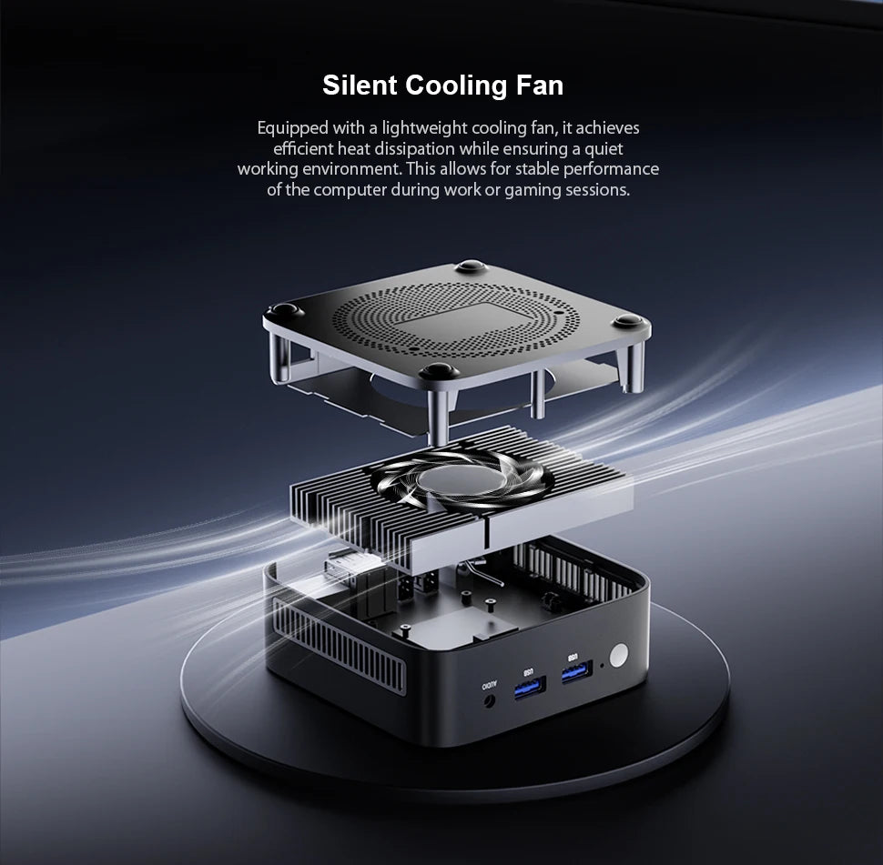T10 Mini PC Intel Alder Lake N150 Windows 11 Ultra Small Pocket Computer 4K 60Hz Output  Wifi5 BT4.2