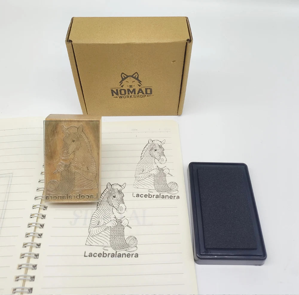 Custom Wooden Stamp Seal Personalized Logo Wedding Party Packaging Stamp Company Address&Name Self Inking Rubber Stamp Artwork