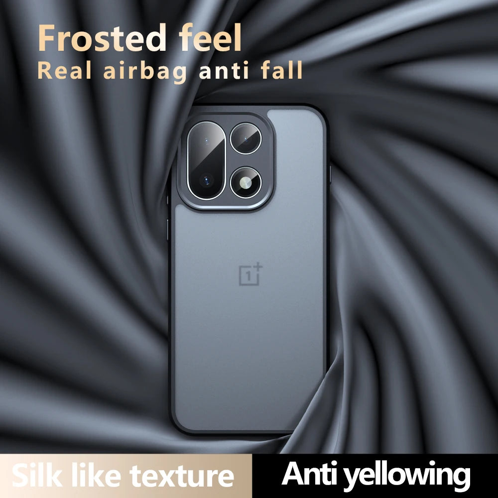 For OnePlus 15 Airbag Super Protection Soft Clear Matte Back Cover For OnePlus 15 5G Phone Case