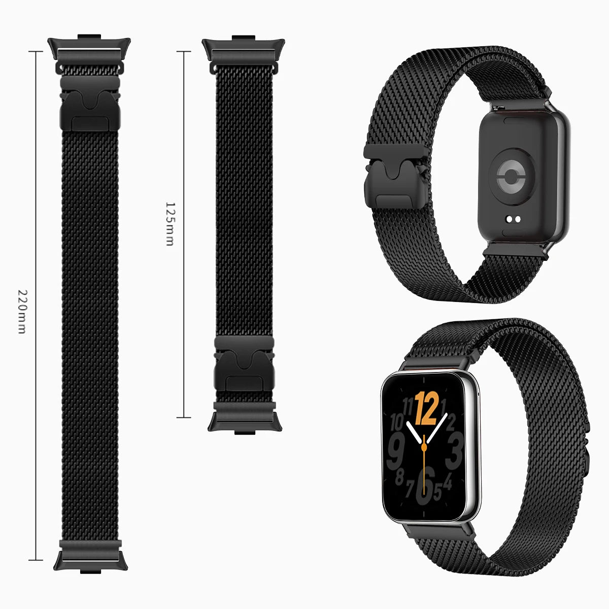 Magnetic Stainless Steel Strap For Google Pixel Watch 4 3 41 45mm Wristband Bracelet Replace Correa For Google Pixel 2 Watchband