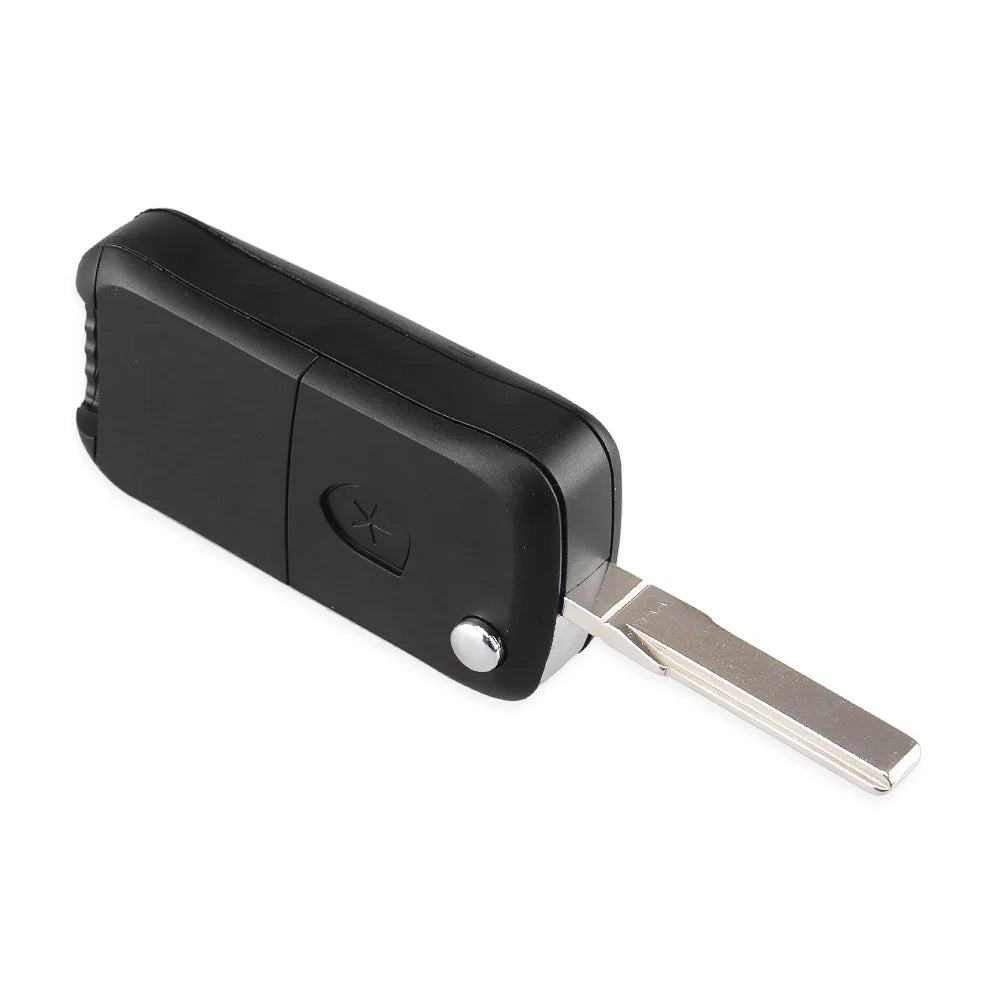 KEYYOU Shell Remote Flip Folding Car Key Case Fob 2/3 Buttons For Porsche Cayenne GTS 2004 2005 2006 2007 2008 2009 2010 2011