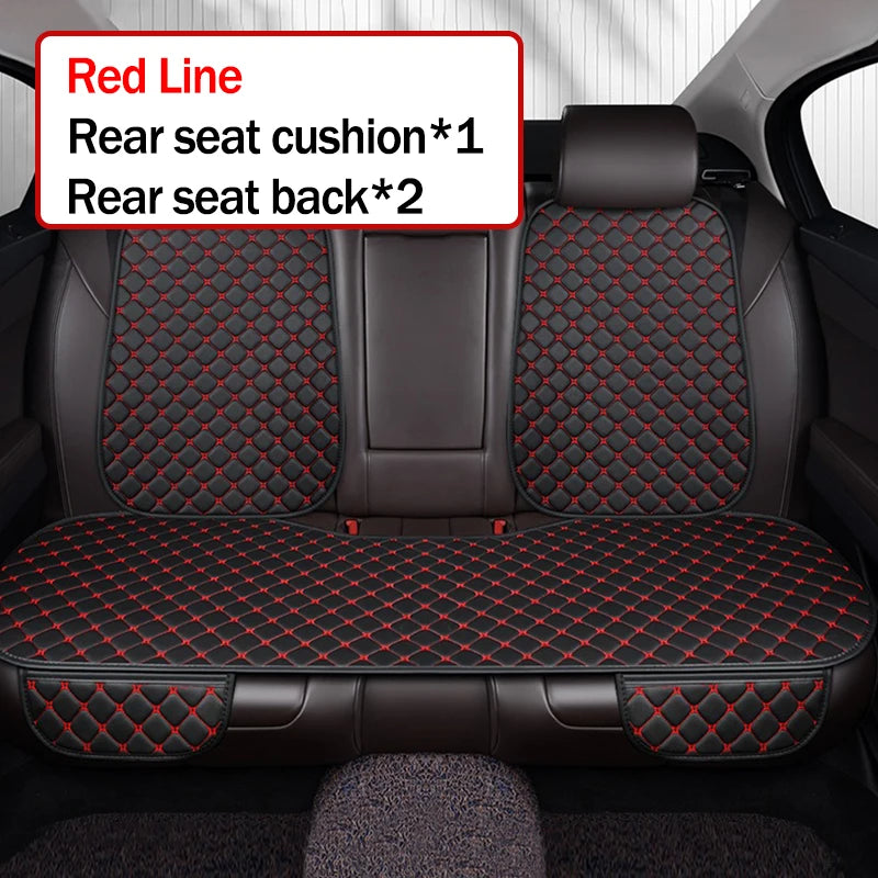 Kcimo Universal Pu Leather Car Seat Cover Seat Back Soft Cushion Minimalism Seat Cushion Chair Carpet Pad Auto Accessories