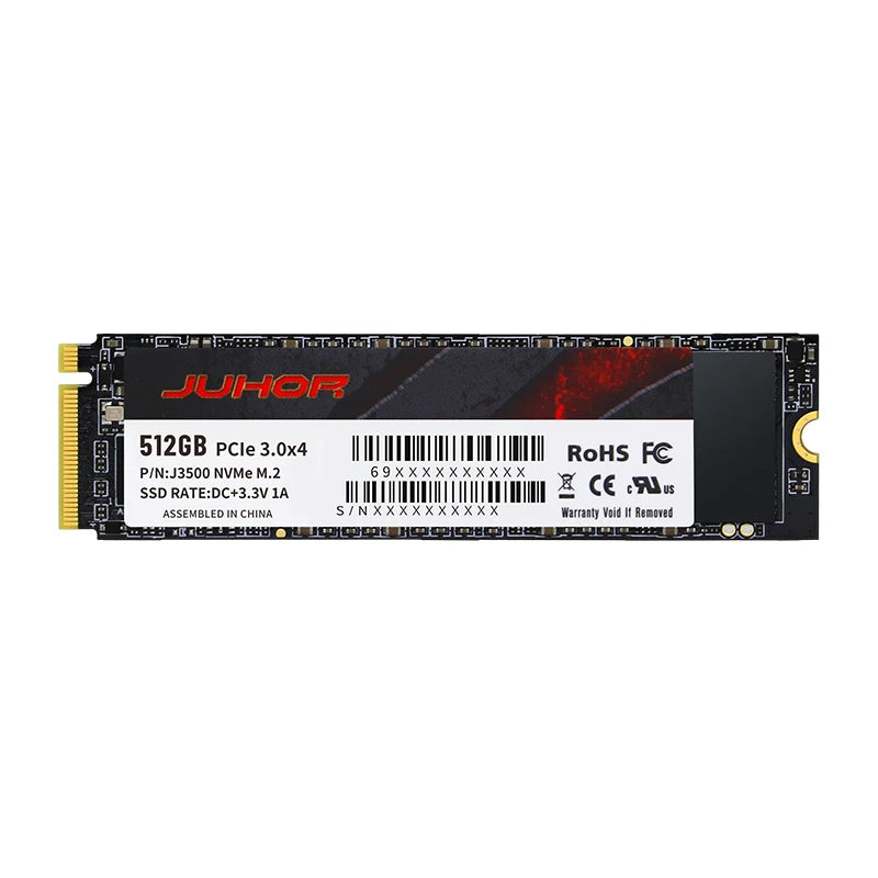 JUHOR M.2 NVMe PCIe3.0 Ssd Hard Disk 512GB 1T 2T M.2 NVMe SSD Internal Hdd Solid State Drive For Desktop PC Laptop