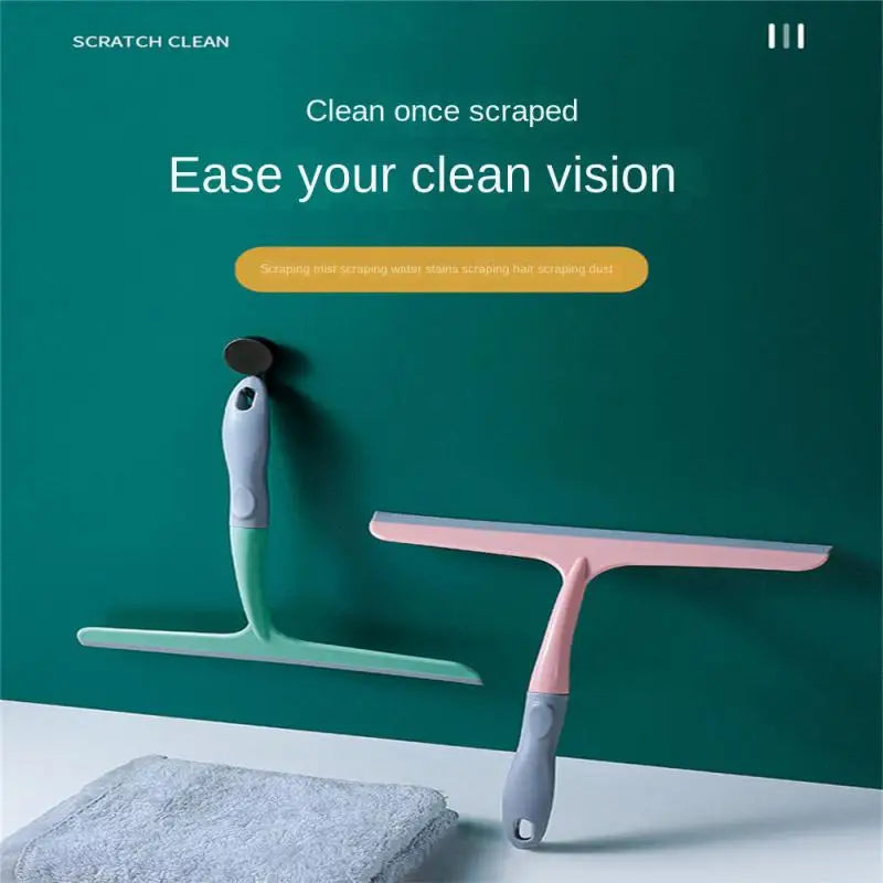 Silicone Scraper Washing Wiper Shower Squeegee Glass Clean Floor Window Glas Cleaning Tool Water Wall Glass Wiper Household