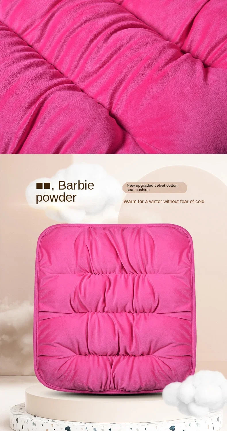 Winter Car Seat Cover with Back Pad Warm Slip-resistant Car Seat Cushion Chair Protector Universal for Suv Pick-Up Truck Sedan