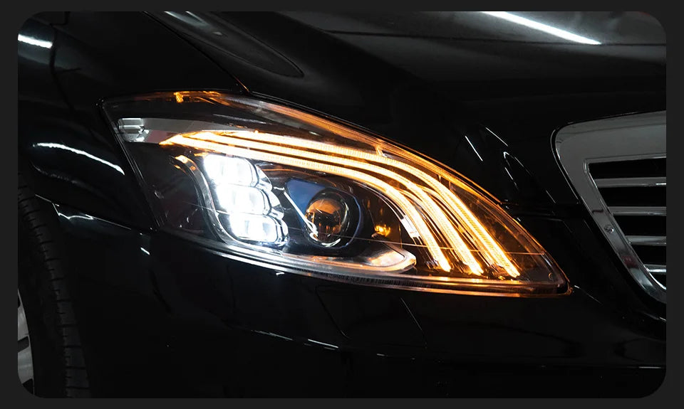 Car Lights for W221 2006-2013 S Class LED Auto Headlight Assembly Upgrade W222 Maybach Style Design Signal Lamp Accessories