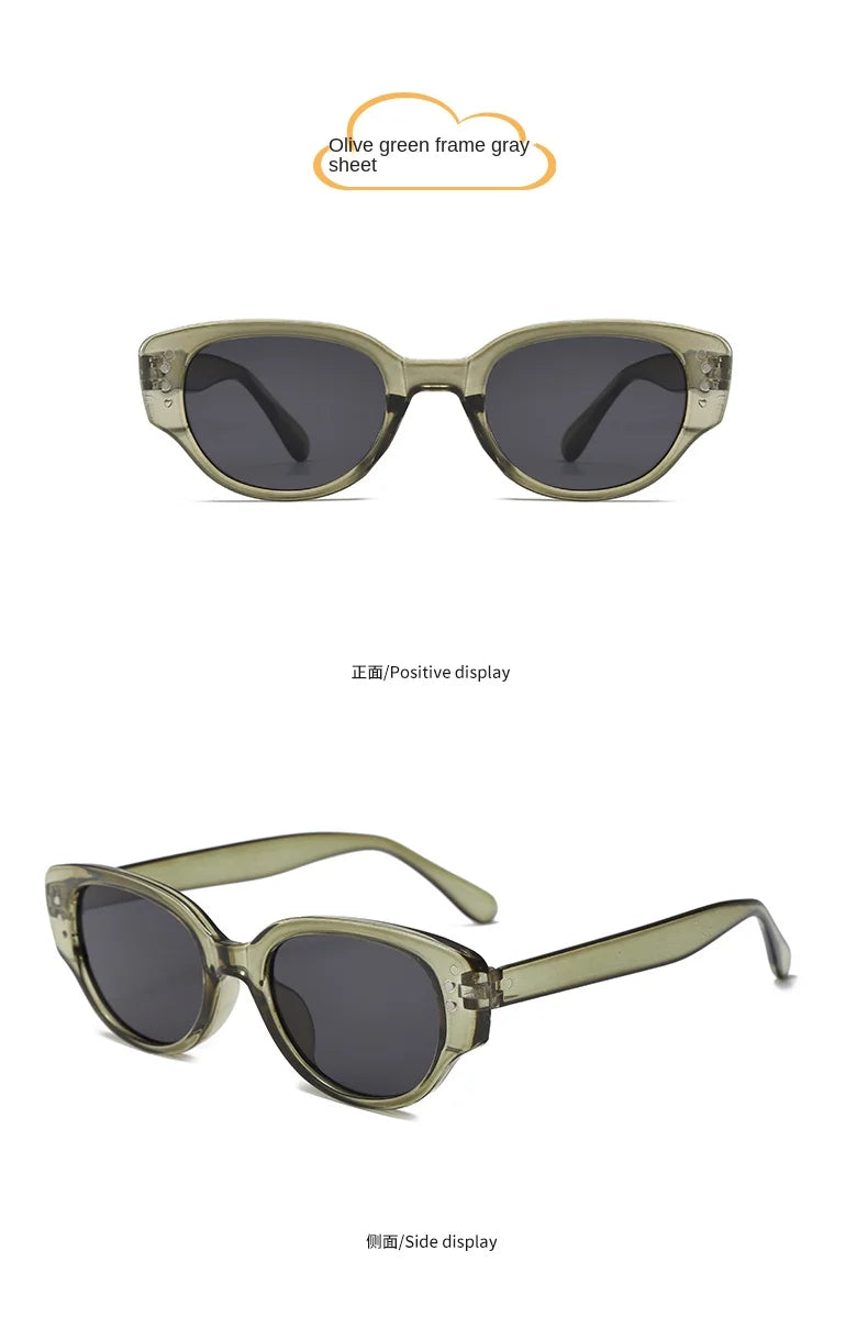 Fashion Children Cat's Eye Sunglasse Brand Designer Retro Boys Girls Eyeglasses Cute Baby Shade Eyewear Kids Sun Glasses UV400