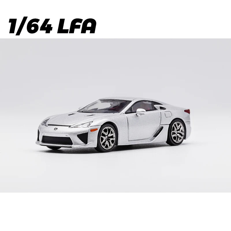DCT 1/64 LFA Model Car Vintage Sports Vehicle Diecast Car Hobby Collection Toy With Display Case For Adults