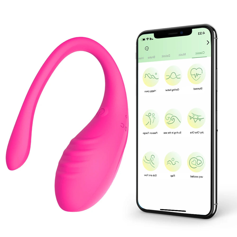 Wearable Massager Mini Vibrator Vibrator with App Remote Control Vibration Remote Controller Couple Love Sex Toy Adult Products