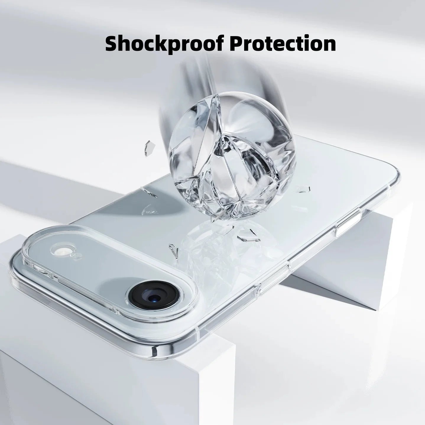 Clear TPU Case for iPhone Air ,Ultra Slim, Shockproof, Anti-Yellowing, Scratch-Resistant , Enhanced Grip-Transparent